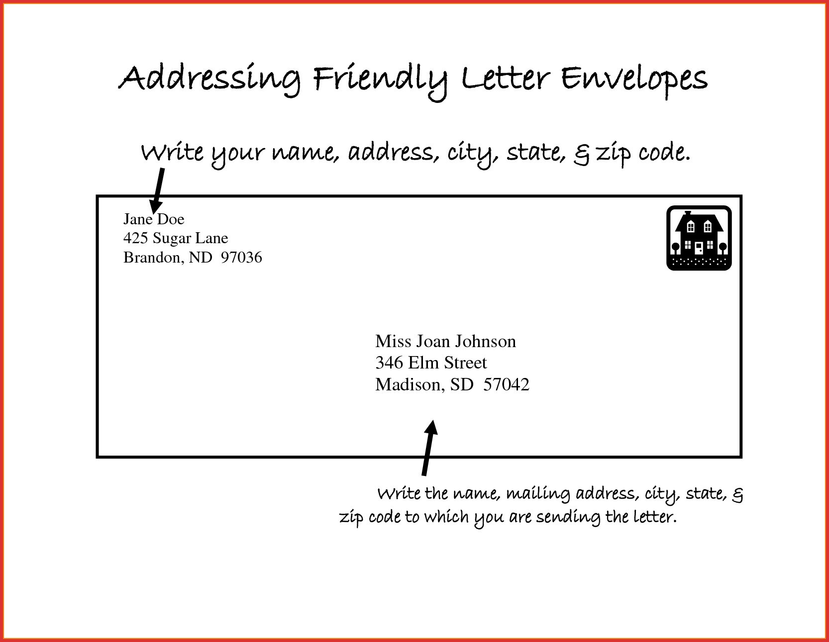 Sending Letters Format On Envelopes Valid Letter Format Address 