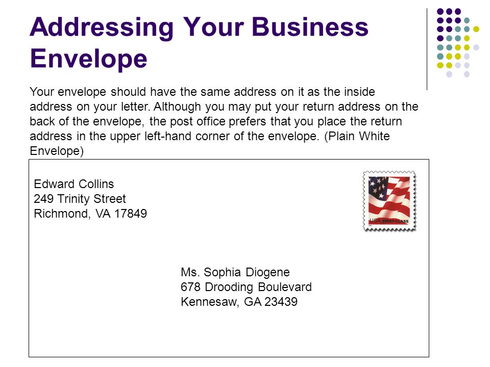 Address A Business Envelope Best Of Business Letter Envelope 