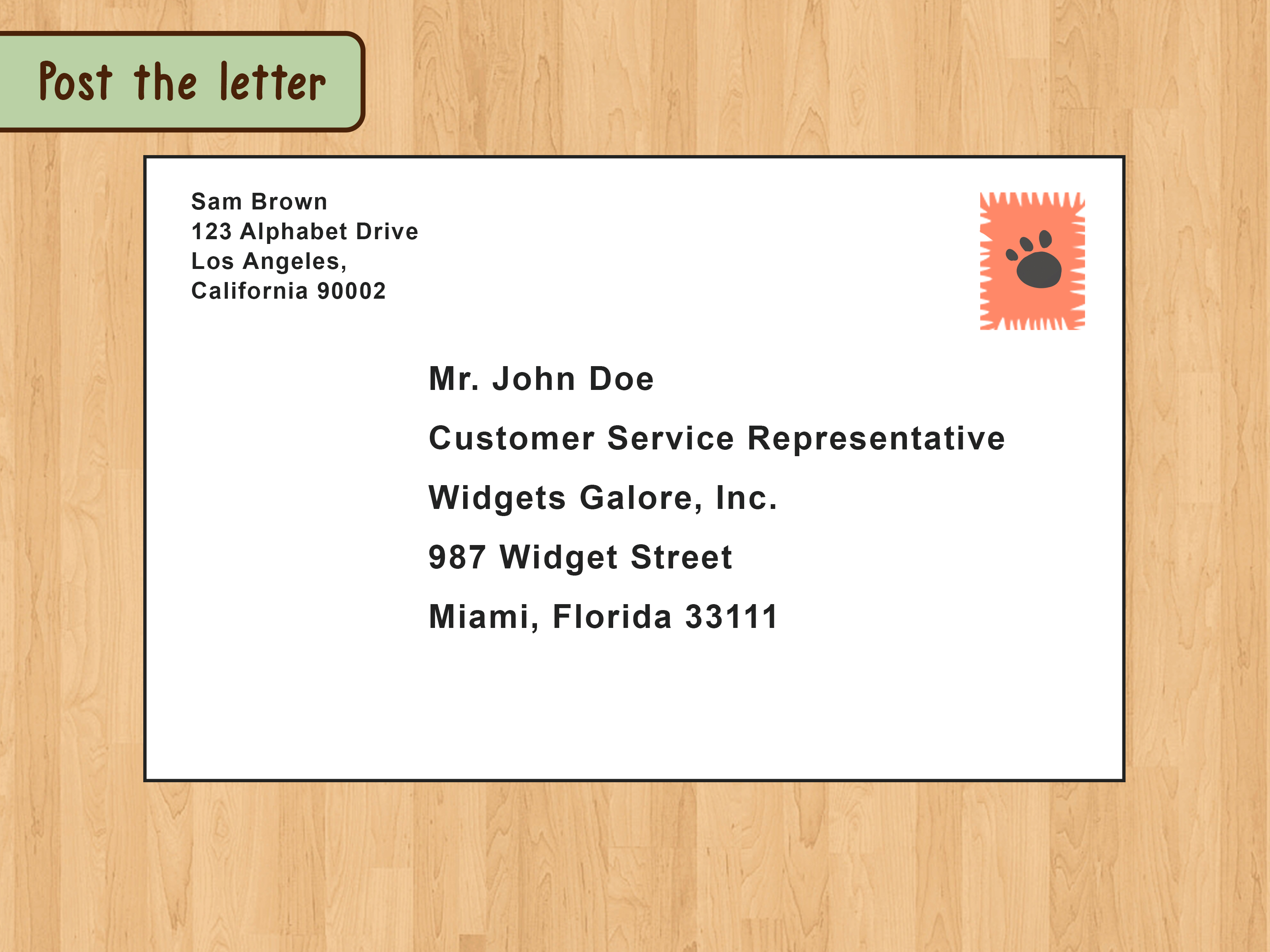 Envelope Letter Format Business Letter Envelope Format Letters 