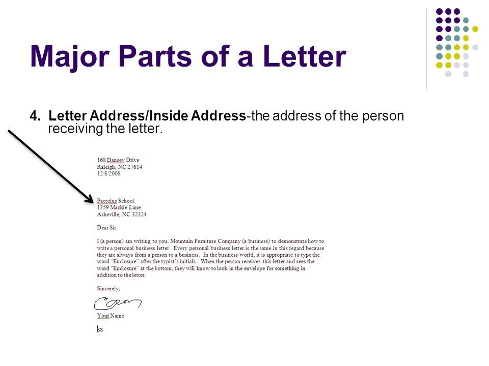 Inside Address Of A Business Letter icebergcoworking 