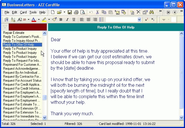 Download the latest version of All Business Letter free in English 