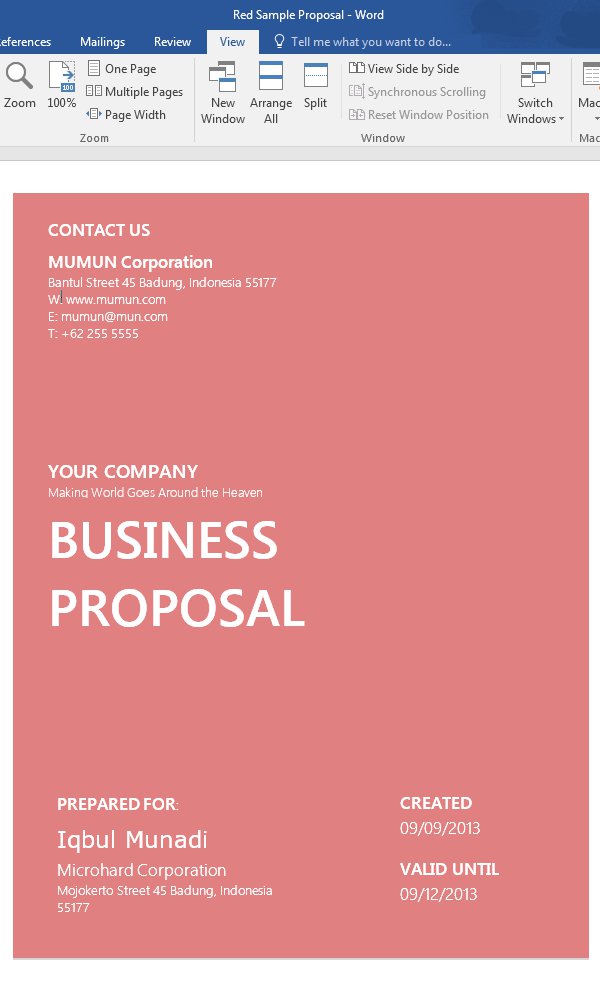 proposal cover sheet template how to customize a simple business 