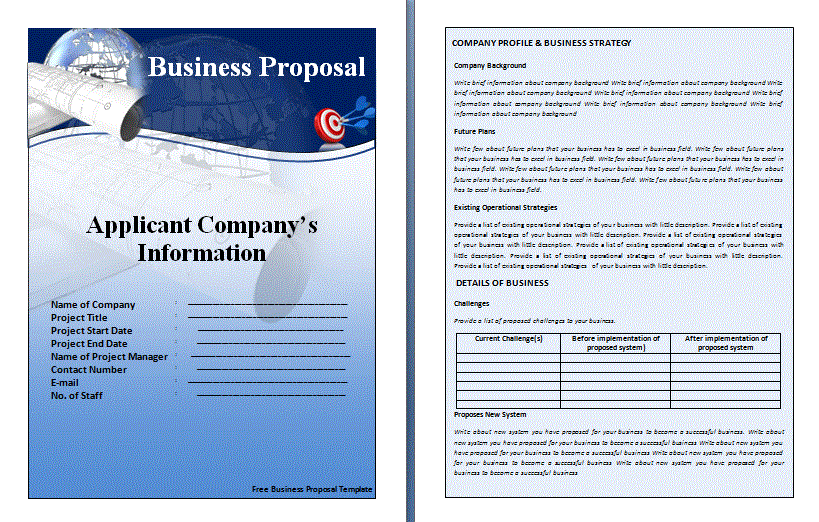 Free Business Proposal Template Download Henrycmartin.com
