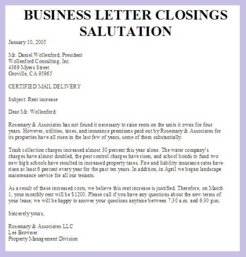 Business letter greetings samples salutations for the best sample 
