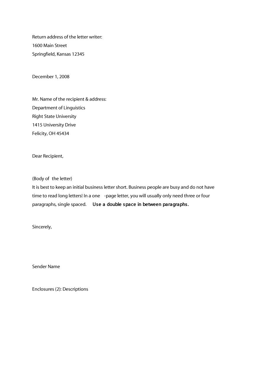 example of business letter Boat.jeremyeaton.co