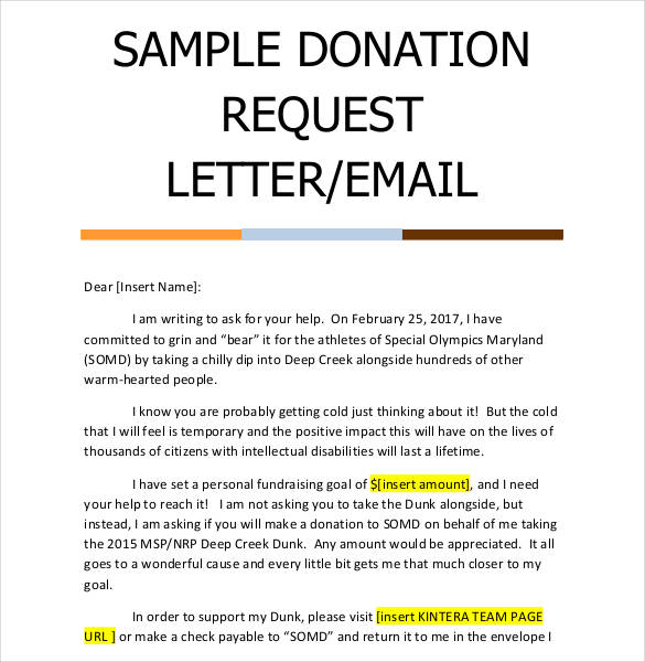 35+ Donation Letter Templates PDF, DOC | Free & Premium Templates