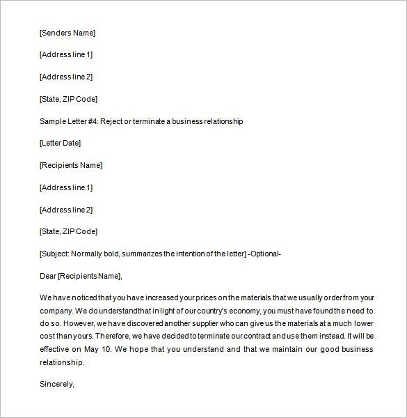 13+ Partnership Termination Letter Templates PDF, DOC | Free 
