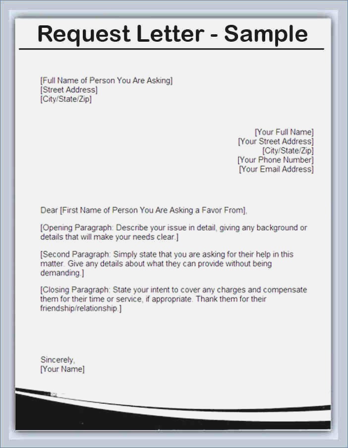 How To Make A Request Letter Format Premierme the principled society