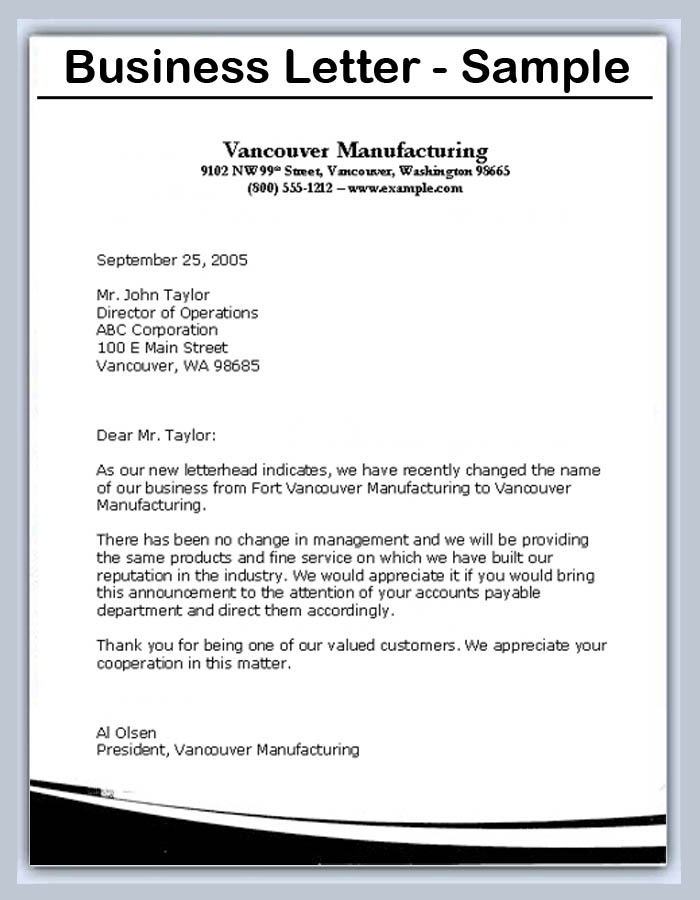 How To Write Business Letter How To Write A Business Letter The 