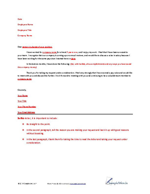 Letter of Request Example | Samples of Different Request Letters