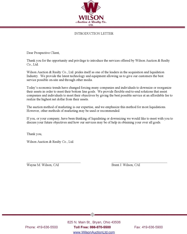 business introduction letter to new client | JObs | Pinterest 