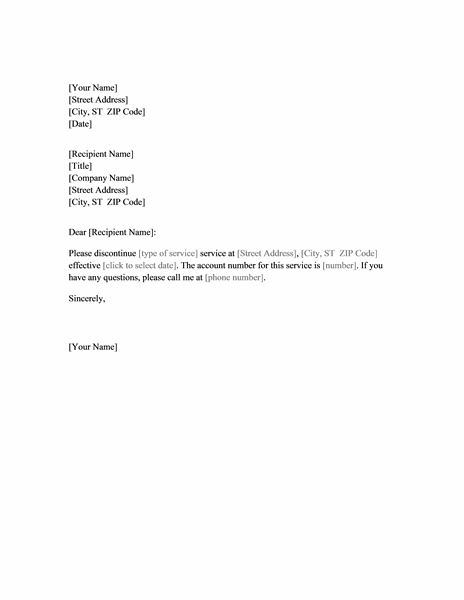 letter of cancellation template termination agreement letter 