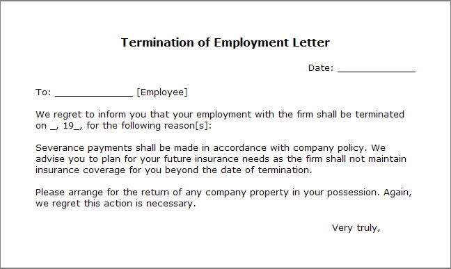 notice of termination example Boat.jeremyeaton.co