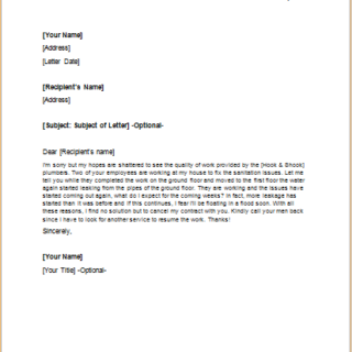 letter to cancel service Romeo.landinez.co