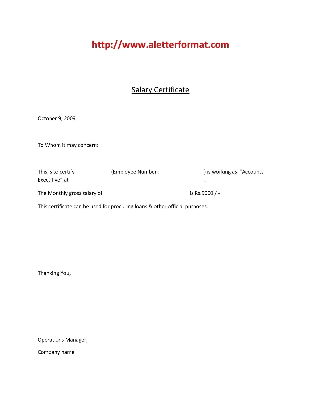 Job Certificate Sample Format Fresh 10 Unique Employment 