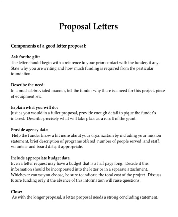 proposal letter format Romeo.landinez.co