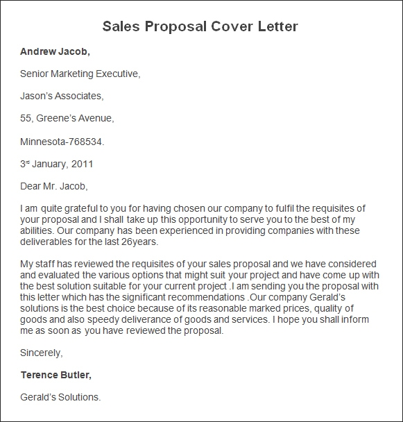 free sample sales proposal template sales proposal letter template 