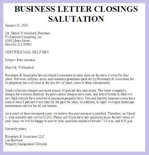 Business Letter Greeting Harfiah Jobs