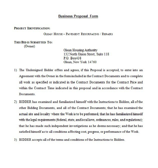 sample contract proposal letter Boat.jeremyeaton.co