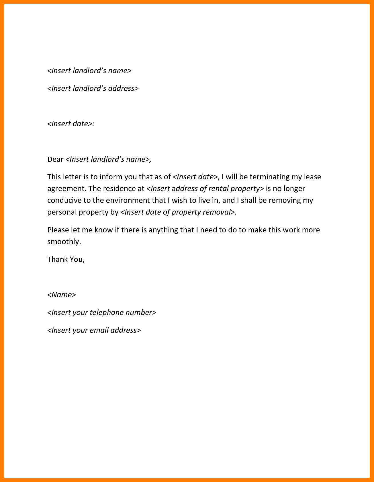 4 Sample Termination Letters + Easy Template