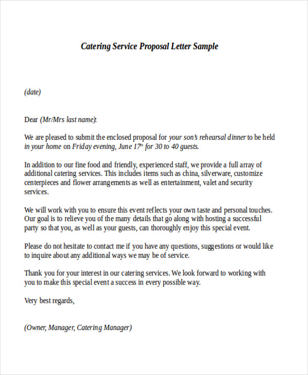 security service proposal template sample service proposal letter 