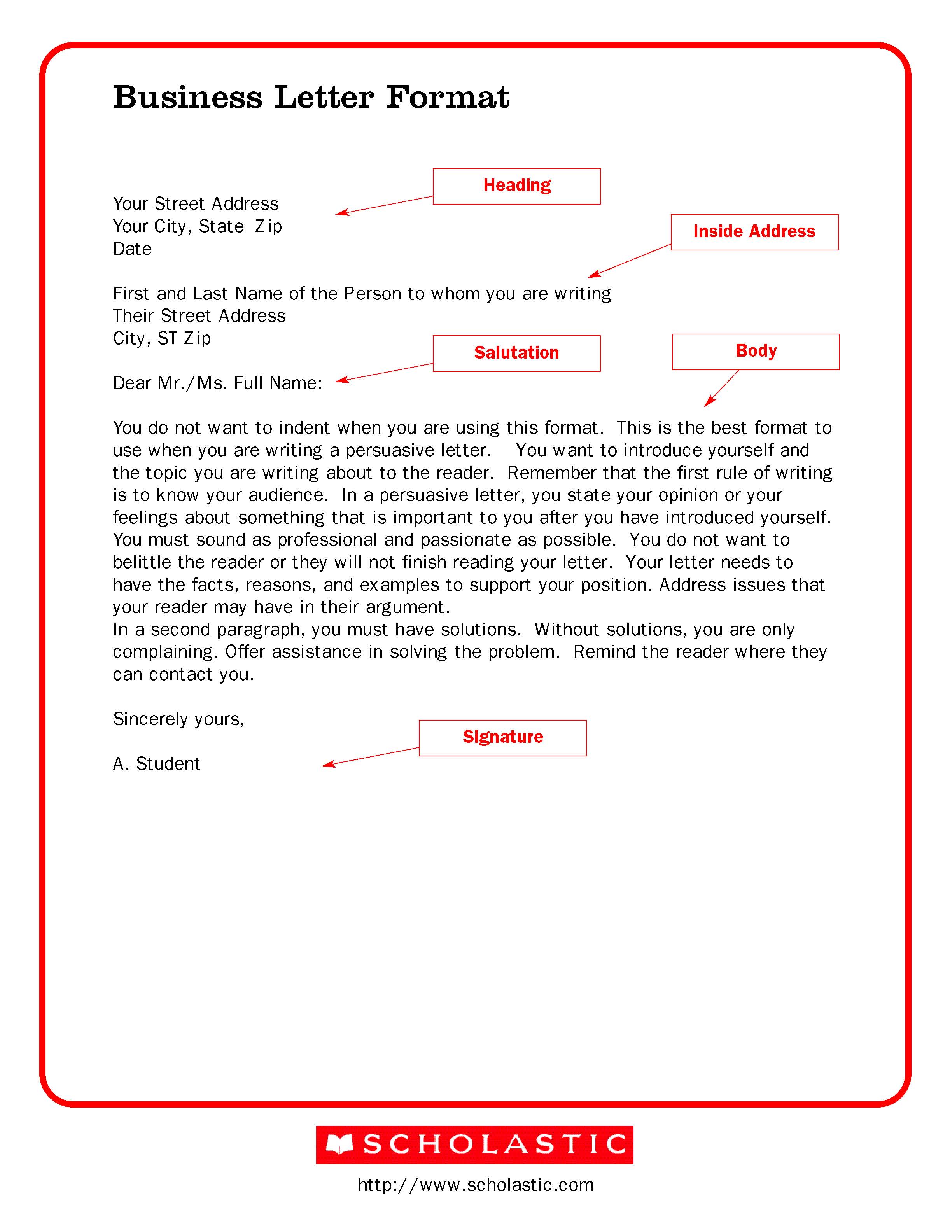 official business letter template Boat.jeremyeaton.co